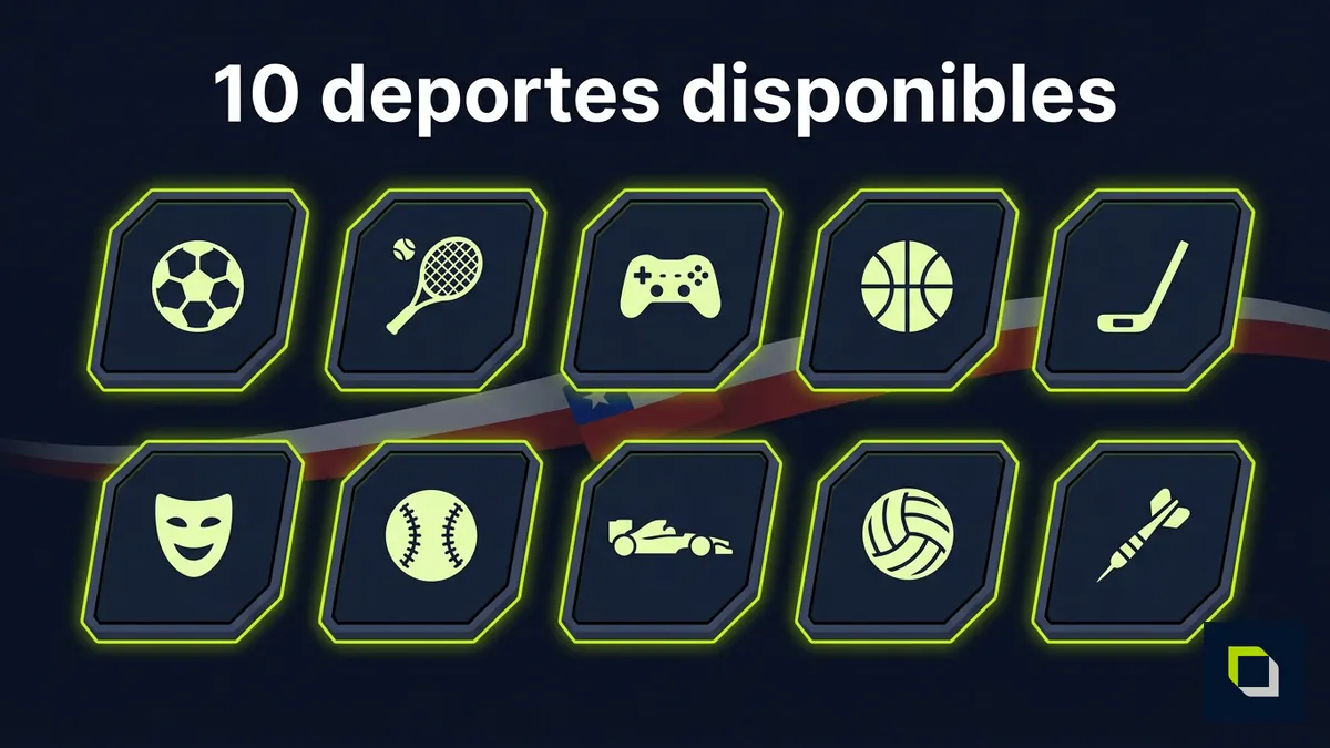 Menú de 10 categorías de deportes para apostar en Epicbet Chile