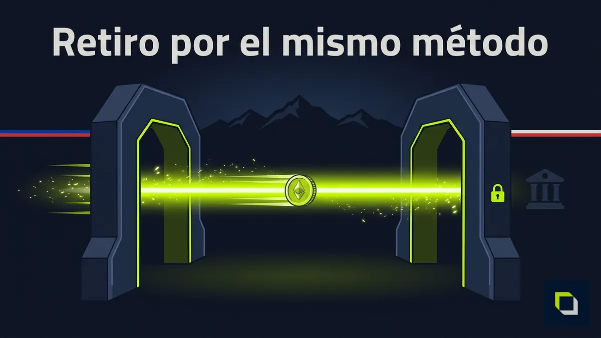 Regla de retiro en Epicbet Chile: el dinero sale por el mismo método usado para depositar