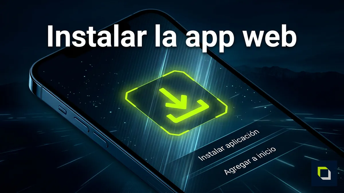 Celular mostrando la pantalla para instalar la app web de Epicbet Chile desde el navegador